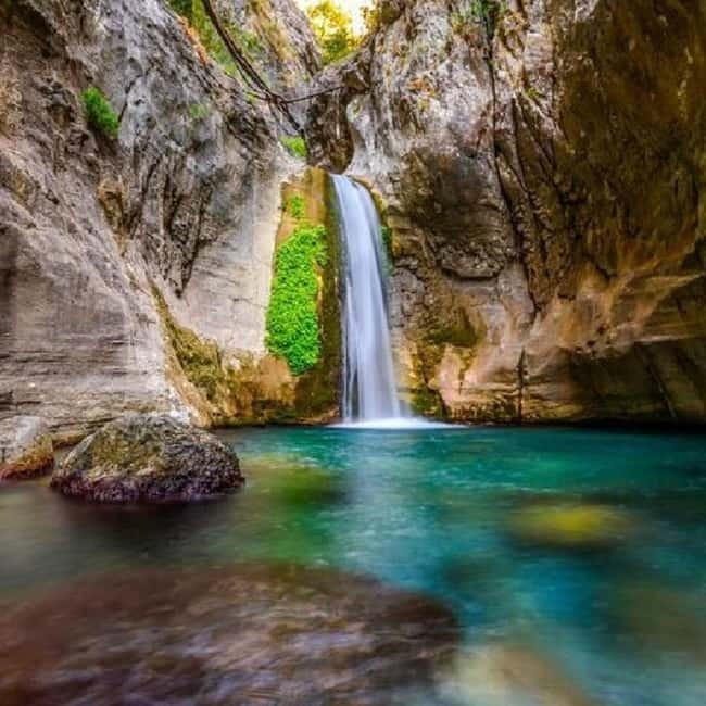 Alanya: 3 in 1 Tour Sapadere Waterfalls, Dim Stream,Dim Cave - Walking the 385-meter bridge in Sapadere Canyon