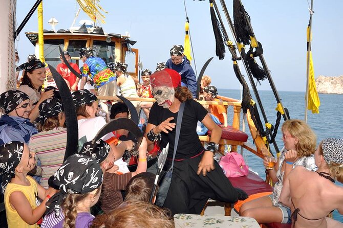 Alanya All Inclusive Pirate Boat Trip With Hotel Transfer - Swim stops near Alanya’s coves