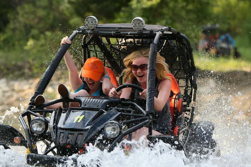 Alanya /Antalya /Side Rafting and Buggy, Quad Option Zipline - From your hotel to Köprülü Canyon