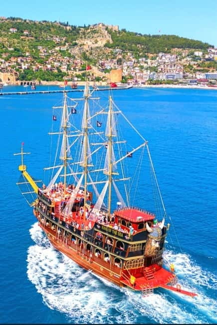 Alanya: Biggest Pirate Boat Tour with Soft Drinks and Lunch - Key points to know before you book