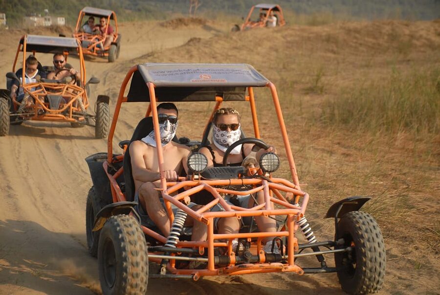 Alanya: Buggy Safari Tour with Swimming - Mud, dust, and the right clothing