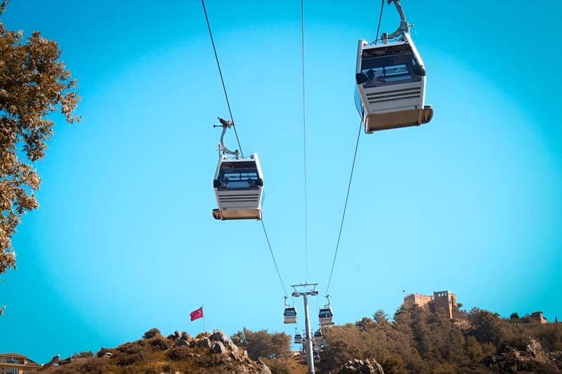 Alanya: Castle Tour with Damlatas Cave & Cable Car Options - The cable car ride to Alanya Castle