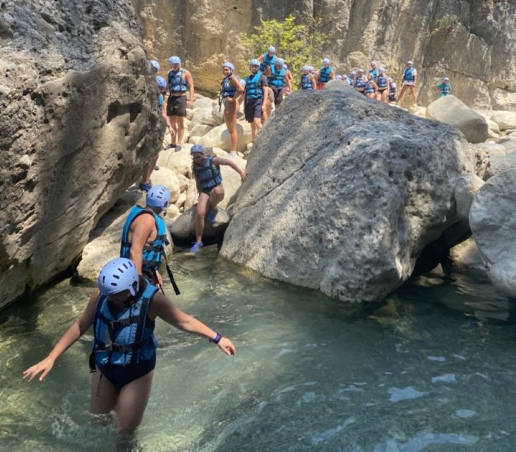 Alanya/City of Side: Canyoning, Rafting and Ziplining Tour - Lunch beside the river