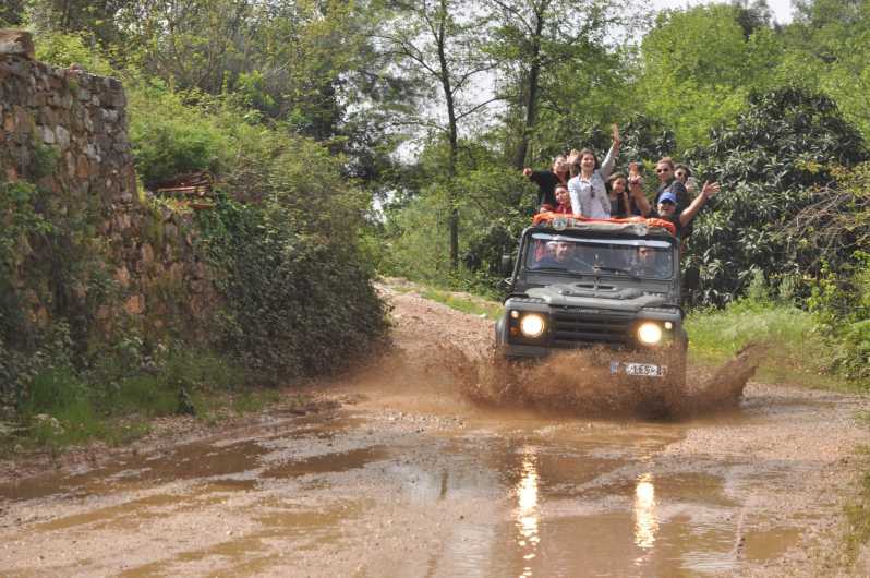 Alanya: Dim River, Dim Cave, and Kestel Jeep Tour with Lunch - The jeep ride from Alanya into the hills