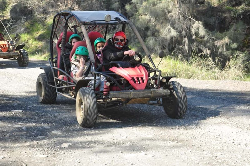 Alanya Family Buggy Off-Road Fun for All! - The river stop, cooling down with a catch