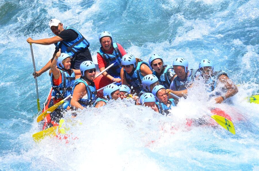 Alanya: Full Day Whitewater rafting with lunch and transport - The first 45 minutes on the river