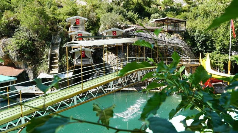 Alanya: Nature Adventure at Dim Cave & Dim River with Lunch - Oba Canyon and the waterfall walk