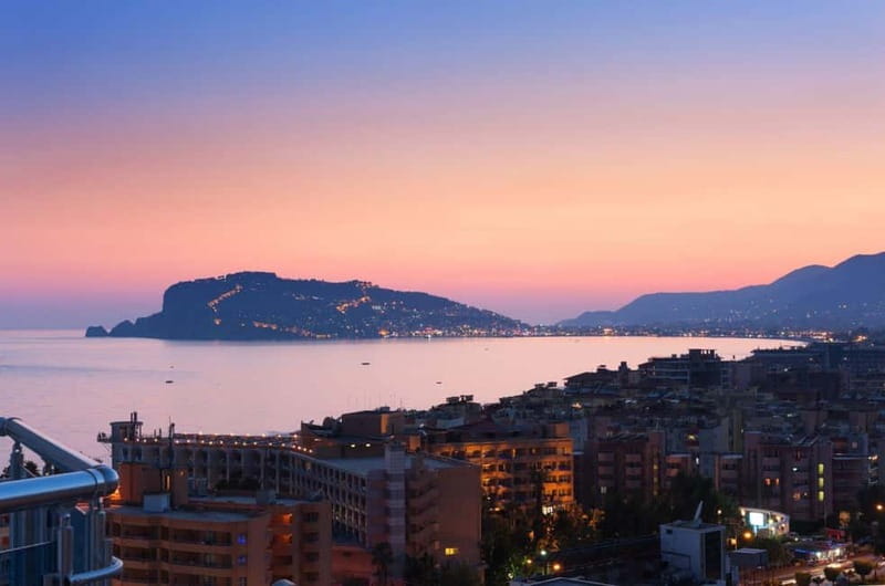Alanya Optional Alcoholic Sunset Boat Cruise and Foam Party - Passing Alanya Castle, caves, and Cleopatra Beach