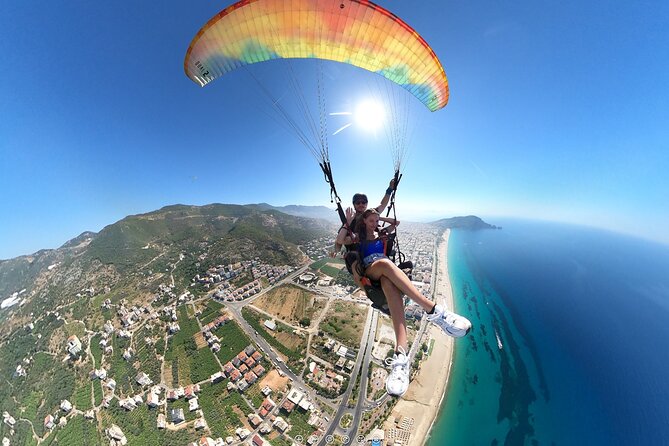 Alanya Paragliding With Experienced Pilot's - Leaving Alanya Behind at 700 Meters
