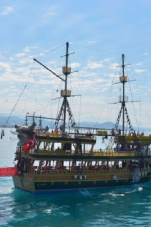 Alanya: Pirate Ship Cruise with Food and Swimming Stops - The foam party and onboard entertainment