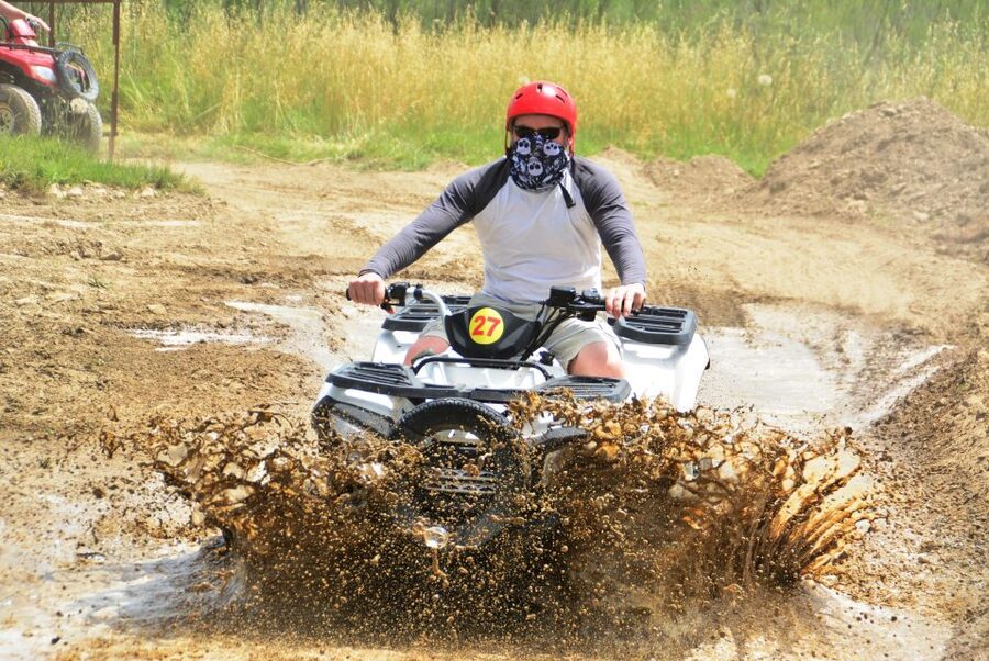 Alanya: Quad Bike Safari - Two practice circuits before the real ride