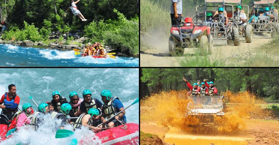 Alanya: Rafting, Zipline, Quad, Buggy, Jeep Tour with Lunch - The 14-Kilometer Rafting Run