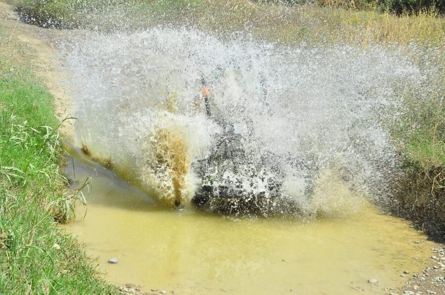 Alanya: Rafting, Zipline, Quad, Buggy, Jeep Tour with Lunch - A Short Zipline Finish