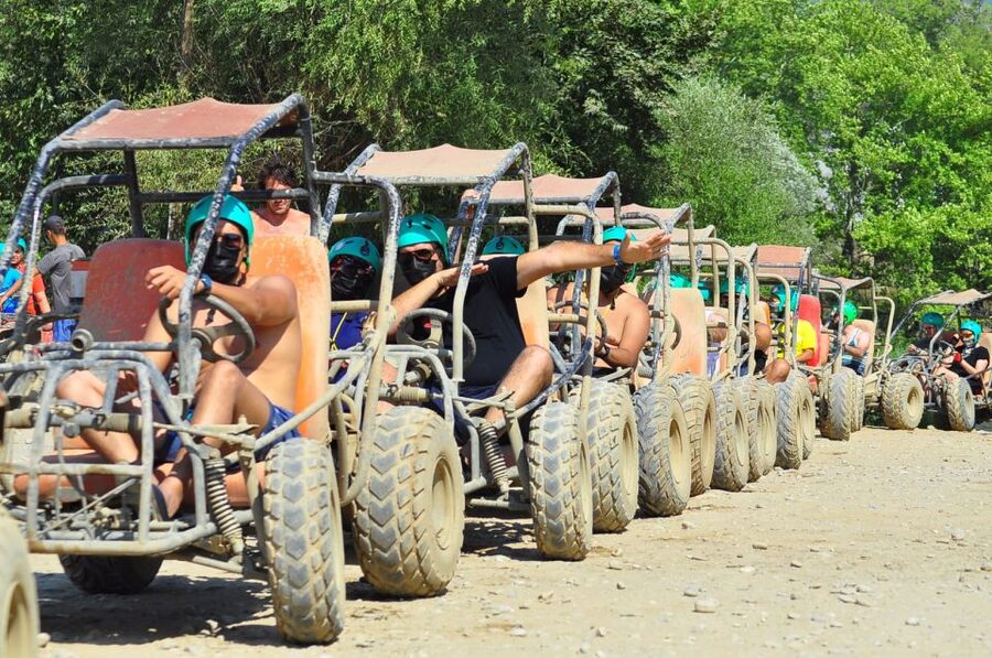 Alanya: Rafting, Zipline, Quad, Buggy, Jeep Tour with Lunch - Getting Set Up for the River