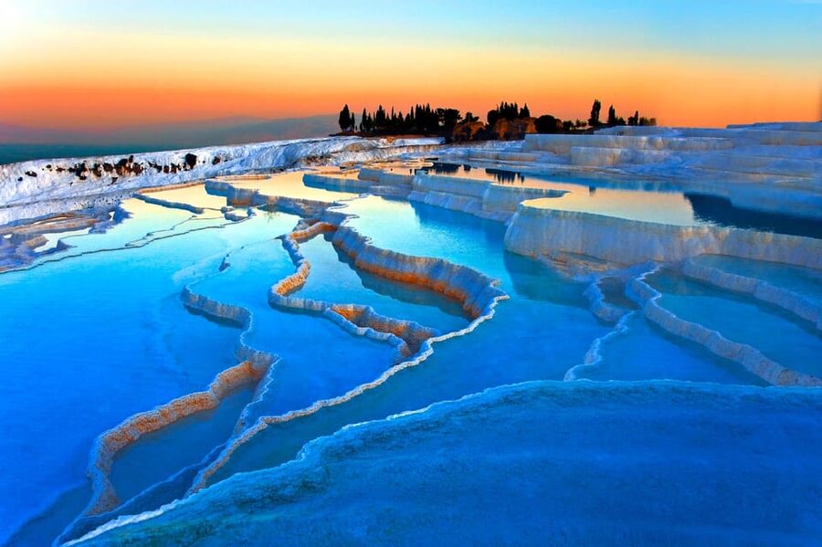 Alanya, Side, Antalya: Sunrise Balloon Tour in Pamukkale - Pamukkale from above, then on foot