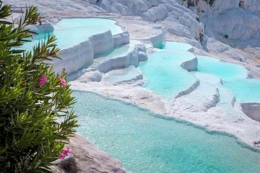Alanya, Side, Antalya To Pamukkale & Salda Lake A Magical - Entering Pamukkale’s white terraces