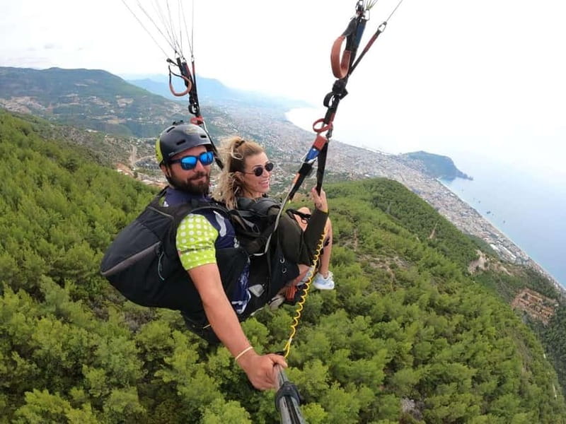 Alanya: Tandem Paragliding Experience with Video Option - The 585-meter takeoff