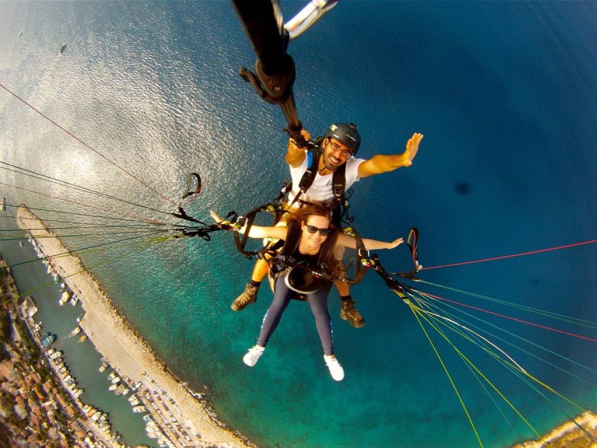 Alanya: Tandem Paragliding with Hotel Pickup - From your Alanya hotel to the cliff above Cleopatra Bay
