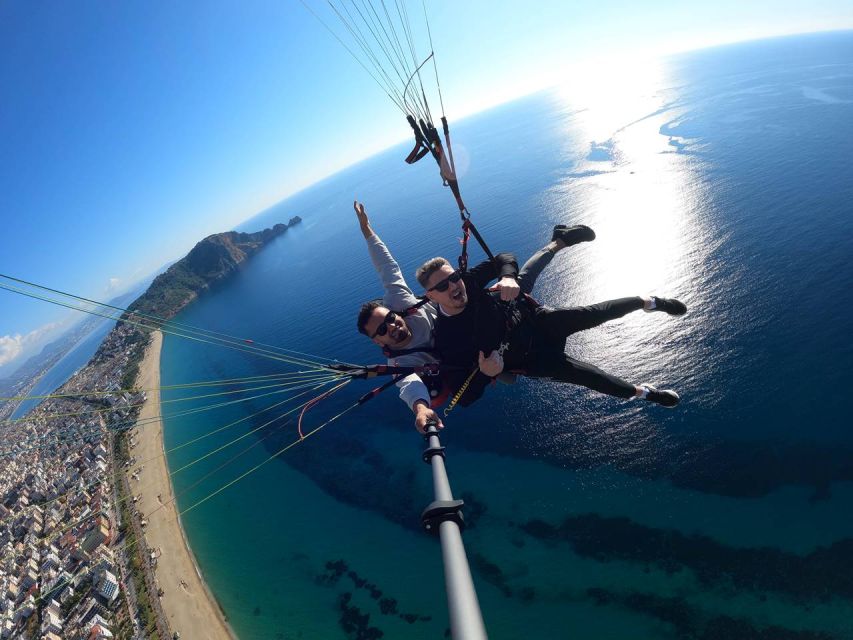 Alanya: Tandem Paragliding with Hotel Pickup - The flight above Alanya’s turquoise coast