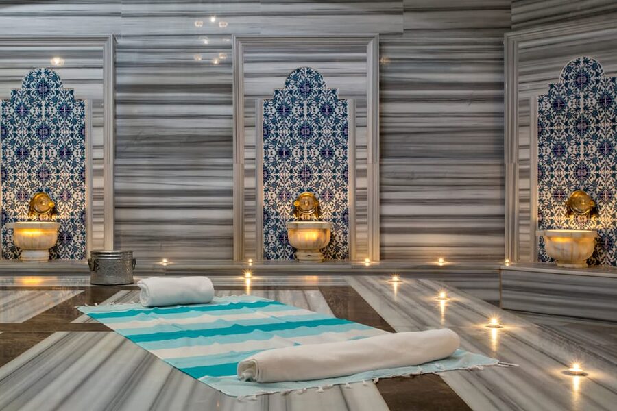 Alanya: Turkish Bath and Massage with Hotel Transfers - The peeling uses a traditional Kese mitt