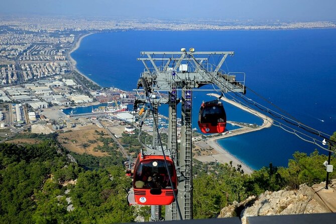Antalya /Belek : Guided City Tour w/Cable Car & Waterfalls & Boat - The Upper Düden Waterfalls in a wooded setting