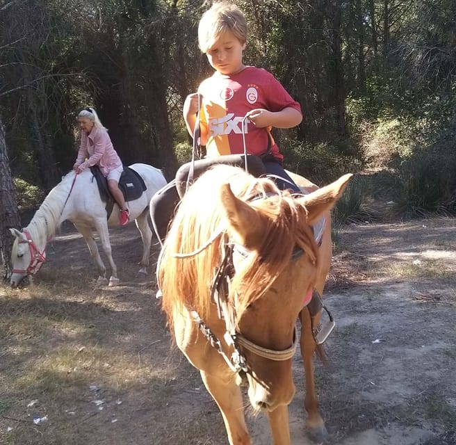 Antalya : Belek , Kundu , Horse Riding - Getting your first instructions at the horse ranch