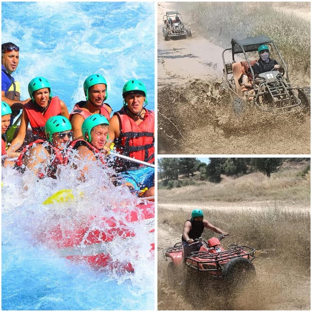 Antalya: Buggy or Quad and Rafting Tour with Lunch - A buffet lunch in the park
