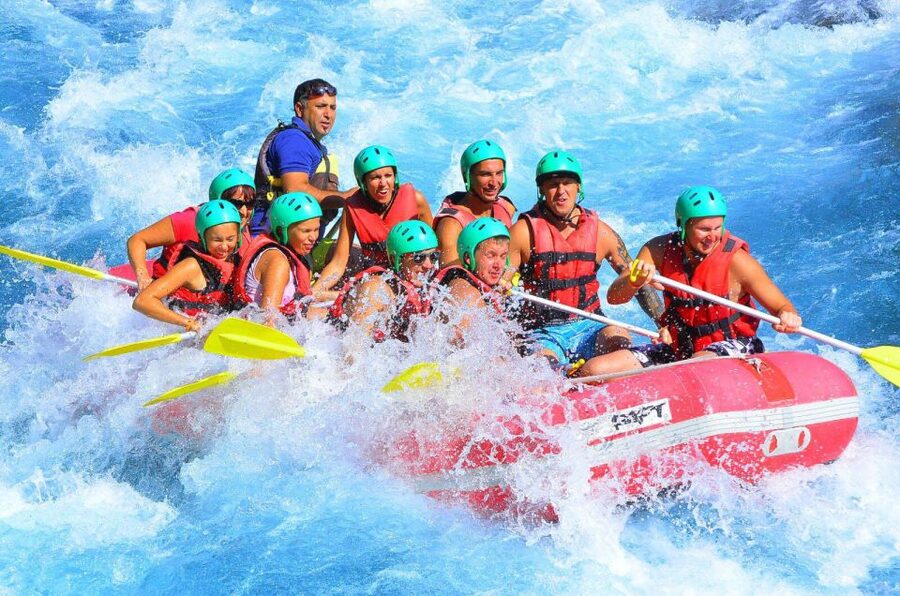 Antalya:Canyoning,Rafting,Zipline,Canyon visit with Lunch - Canyoning through cold mountain water