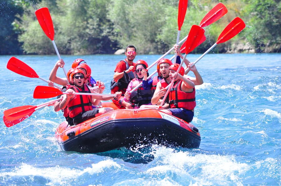 Antalya: Full-Day Rafting Tour with Lunch and Transportation - Ten rapids, quiet water, and swim stops