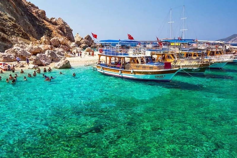 Antalya/Kemer: Adrasan Suluada Island Boat Tours with Lunch - Suluada Island and the clear bays