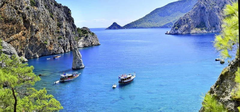 Antalya/Kemer: Adrasan Suluada Island Boat Tours with Lunch - Lunch on the boat with a Mediterranean menu