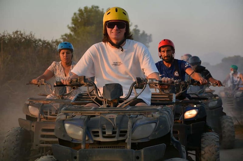 Antalya: Lara Beach Region Quad Safari - The sandy route and its riding style