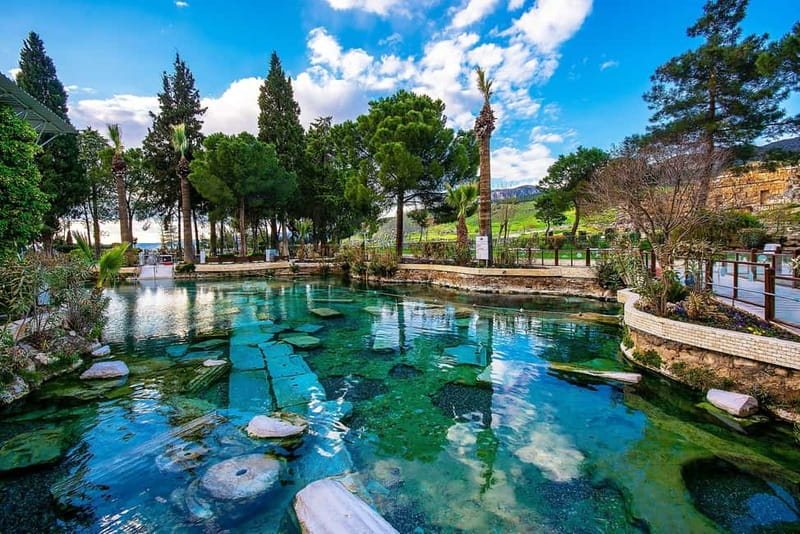 Antalya: Pamukkale Tour with Hot Air Balloon and Lunch - Walking the white terraces of Pamukkale