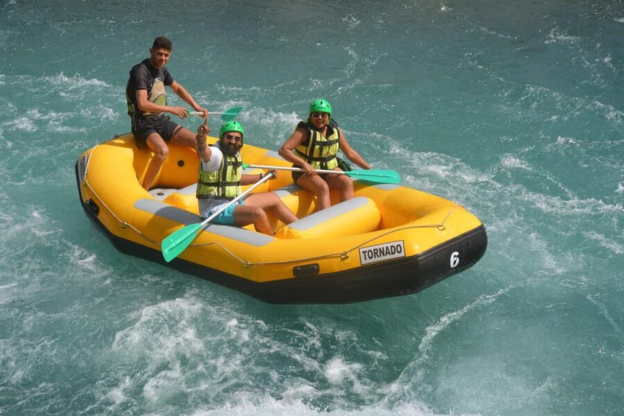 Antalya: Private Rafting, Zipline, Quad or Buggy w/ Lunch - Lunch beside the river