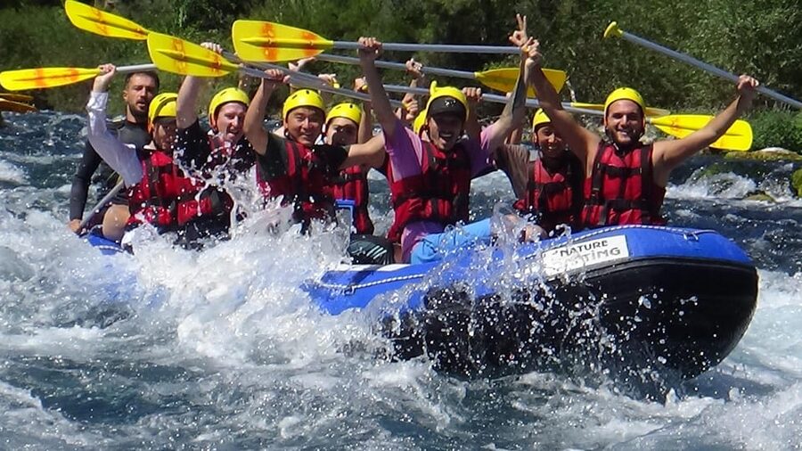 Antalya: Rafting & Buggy, Quad Safari & Zipline Adventure - Rafting 12 kilometers through the canyon