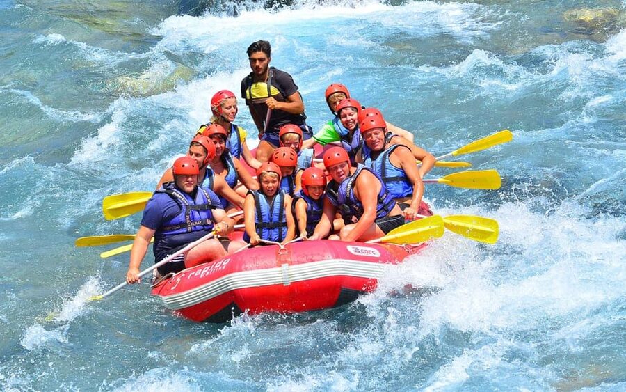 Antalya Rafting, Buggy/Quad, Zipline & Lunch with Swim Break - Rafting 12 kilometers on the Köprüçay