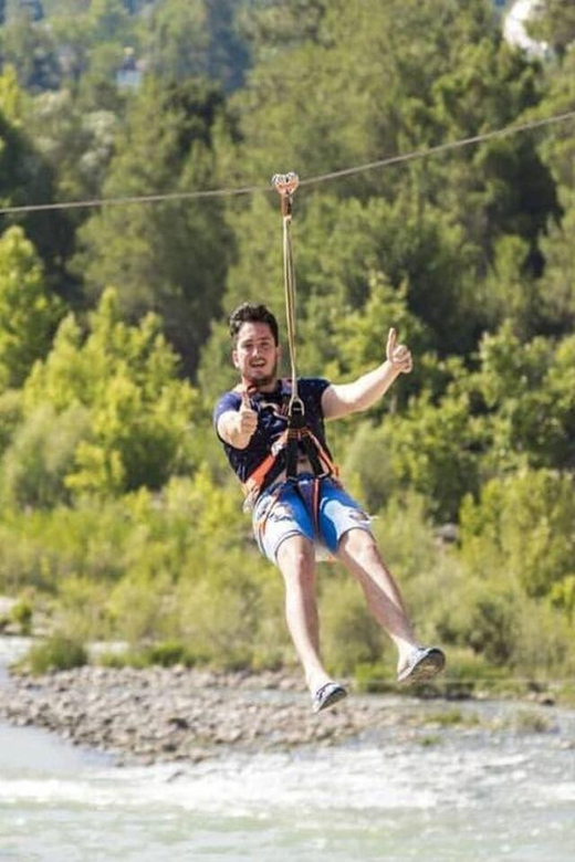 Antalya Rafting, Buggy/Quad, Zipline & Lunch with Swim Break - Lunch beside the river
