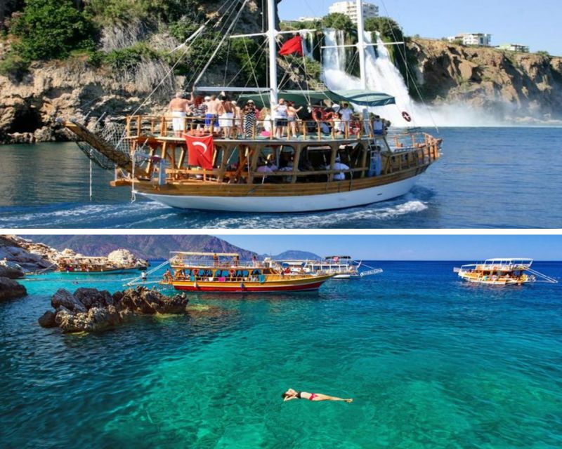Antalya: Relax Boat Trip with Lunch to the Duden Waterfall - What the $45 price includes