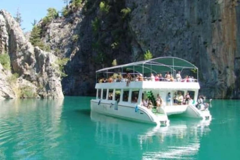 Antalya/Side: Green Canyon Day Trip with Boat Tour and Lunch - The first catamaran ride through the small canyon