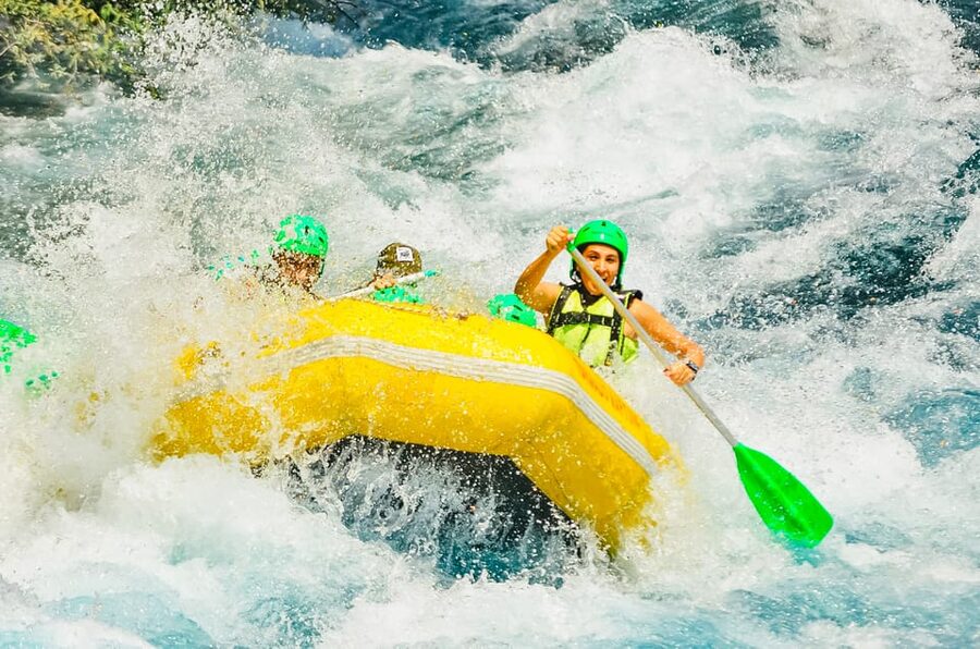 Antalya: Ziplining, Rafting, Jeep Tour & Quad Safari w/Lunch - Ziplining above the activity base