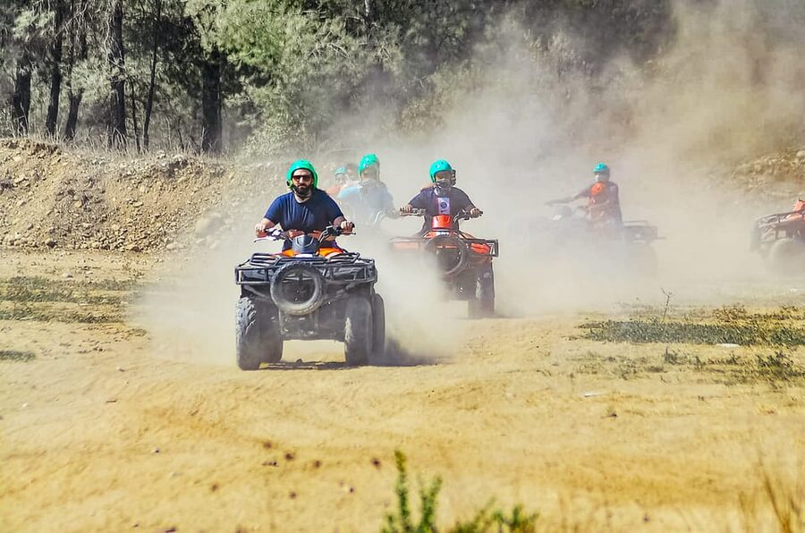 Antalya: Ziplining, Rafting, Jeep Tour & Quad Safari w/Lunch - Lunch beside the river