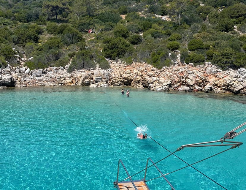 Bodrum: Orak Island Boat Trip with Lunch & Optional Transfer - Rabbit Nose National Park on the way back