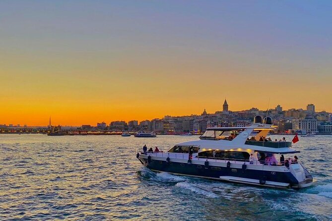 Bosphorus Sunset: An Enchanting Yacht Cruise in Istanbul - Sunset near Maiden’s Tower