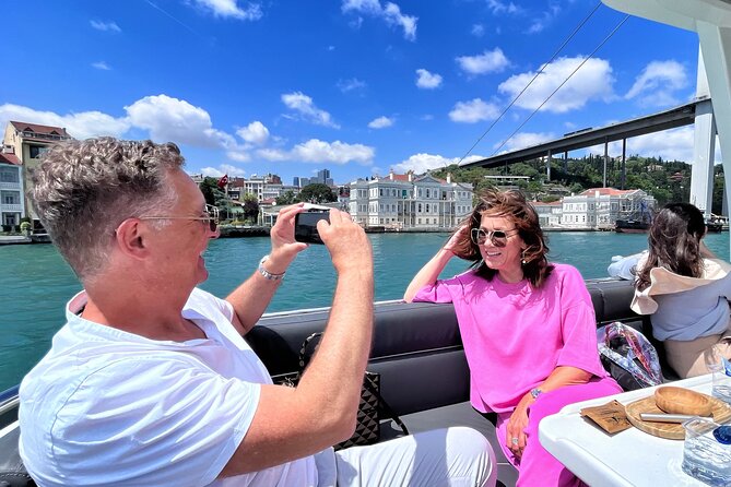 Bosphorus Yacht Cruise with Stopover on the Asian Side - (Morning or Afternoon) - Sailing past mosques, palaces, and bridges