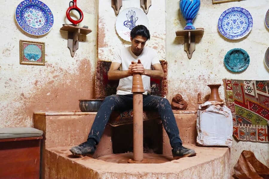 Cappadocia: Authentic Pottery Workshop Experience - The designs and objects around the workshop