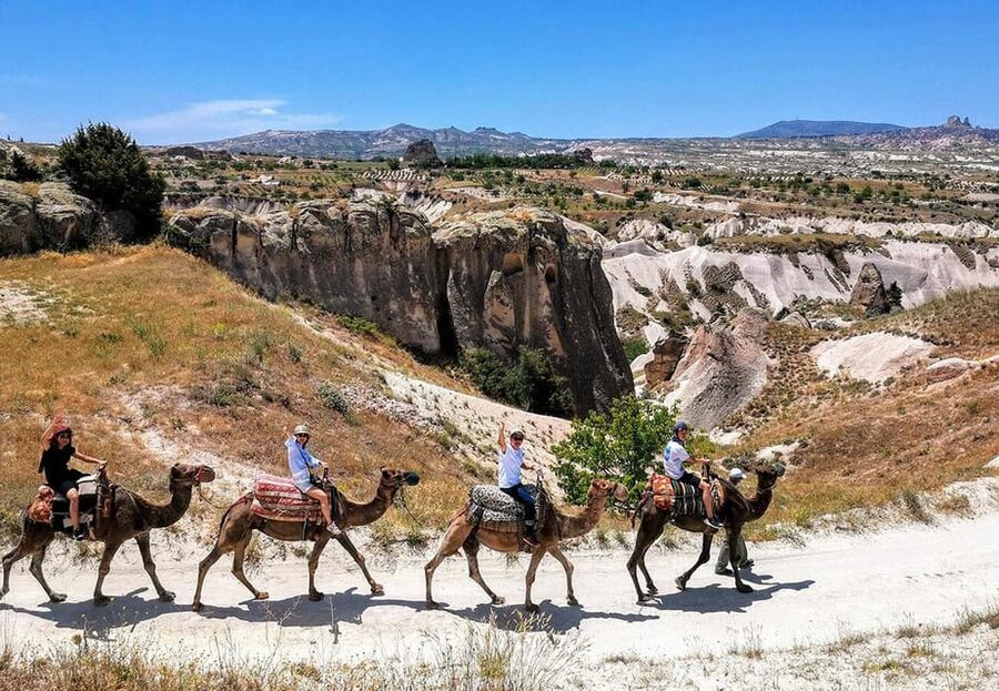 Cappadocia: Camel Safari - Riding into Meskenler Valley