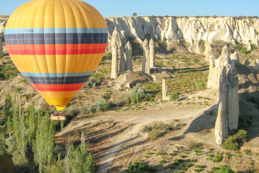 Cappadocia: Discover Sunrise on a Hot Air Balloon - Landing with a glass of champagne
