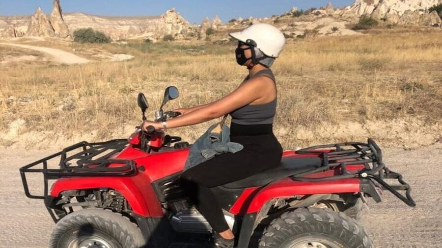 Cappadocia: Guided ATV Tour with Sunrise Option - Following the guide through valleys and hills