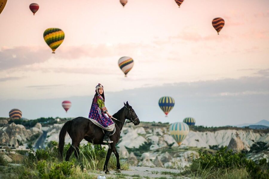 Cappadocia: Horse Riding Tour Sunset or Day Time with Pickup - Red Valley for color and sunset light