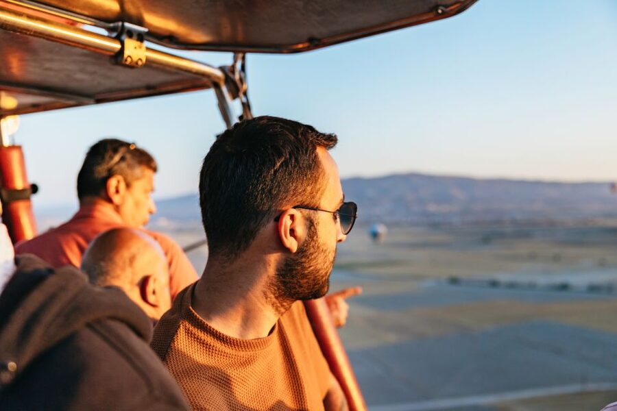 Cappadocia: Hot Air Balloon Trip in Goreme with Breakfast - Sharing the sky with dozens of balloons